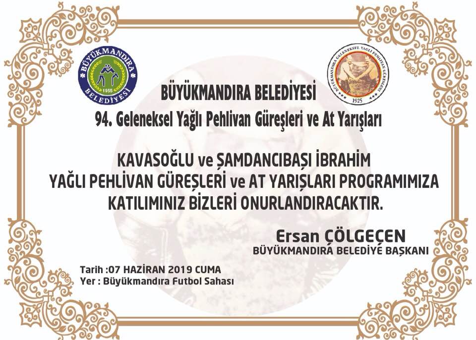 Geleneksel Yağlı Pehlivan Güreşleri ve At Yarışları
