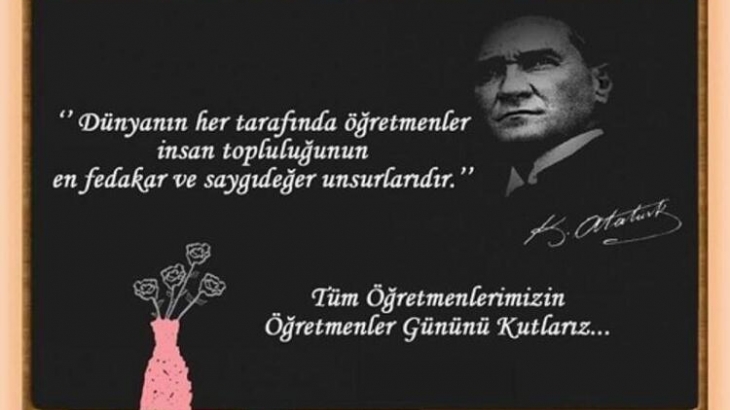 24 Kasım Öğretmenler Günü Kutlu Olsun